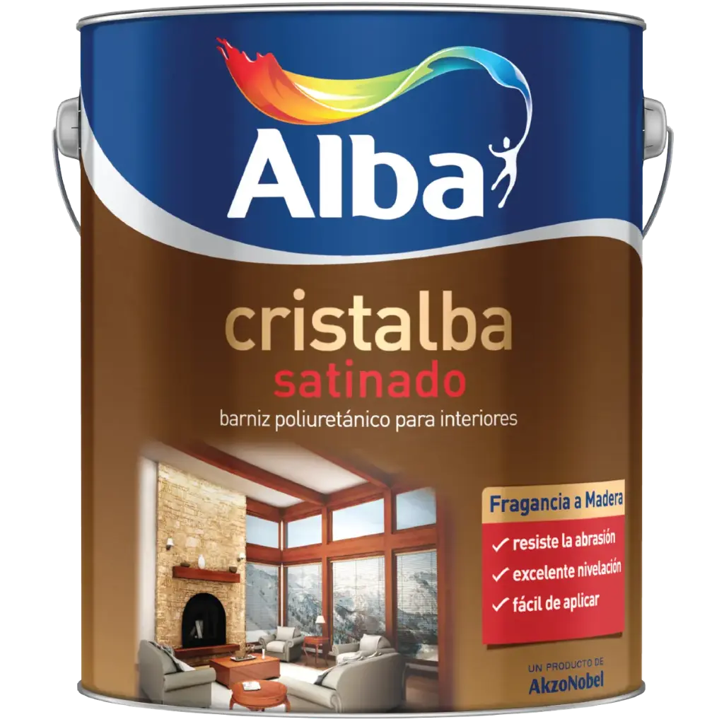 Barniz Poliuretano Cristalba Satinado