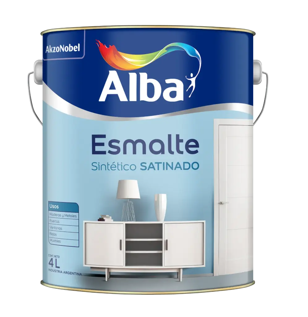 Esmalte Satinado Alba Standar Blanco