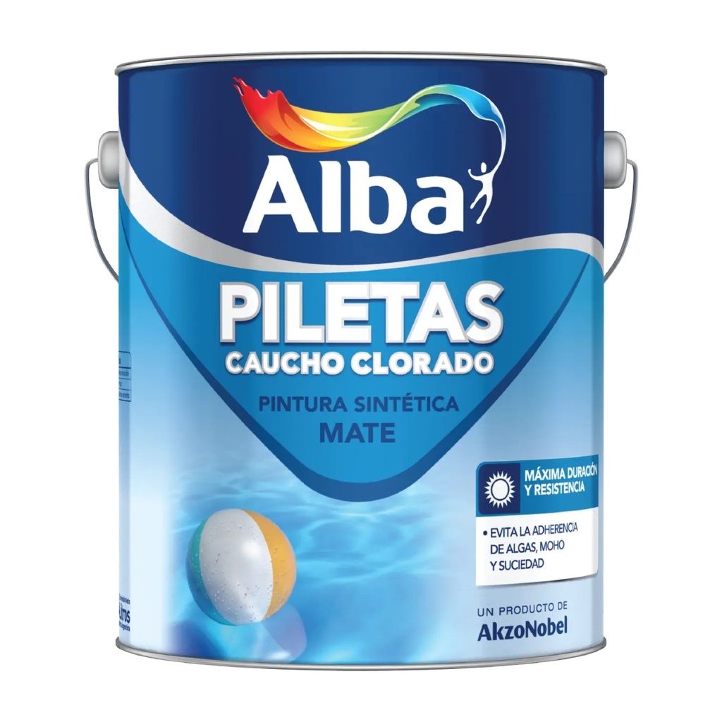 Pintura Piletas Caucho Clorado Alba