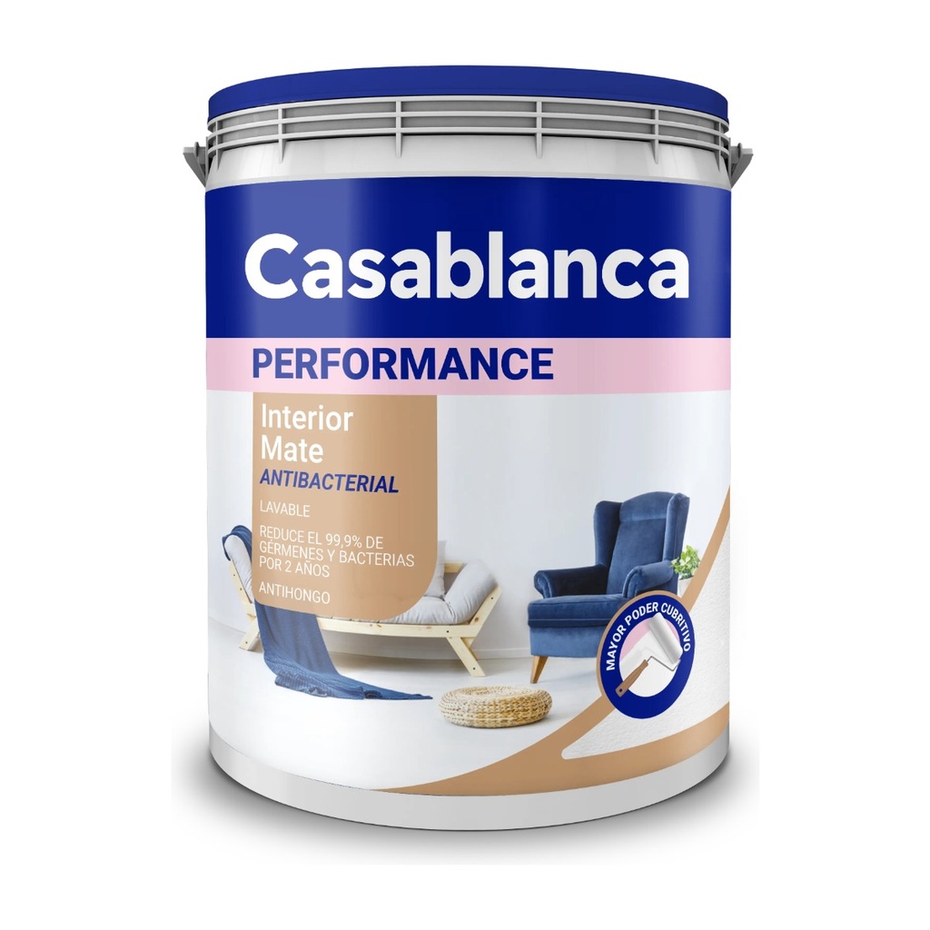 Latex Interior Performance Mate Antibacterial Casablanca