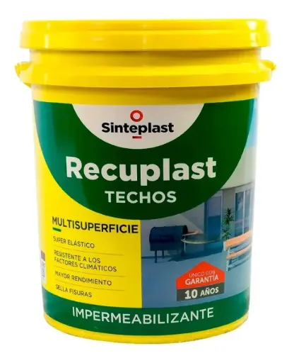Recuplast Techos Blanco 10 L