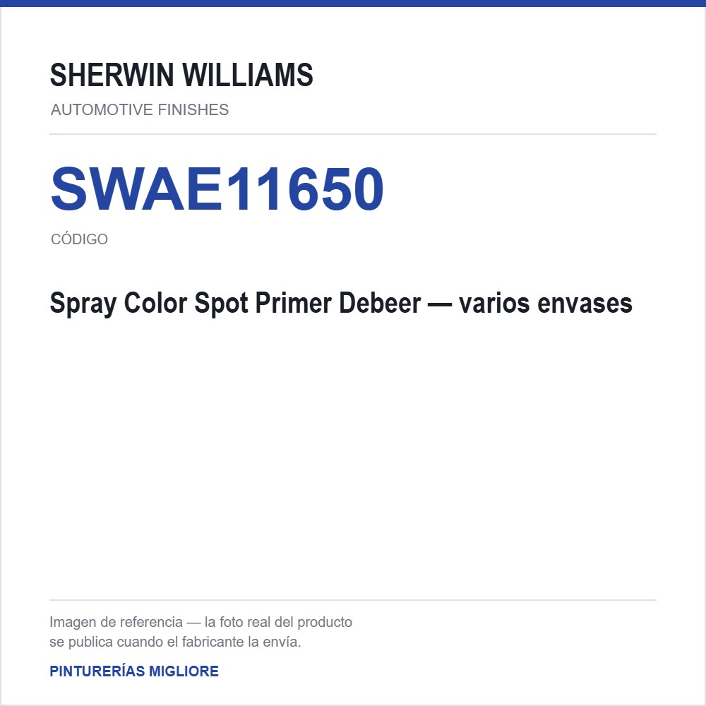 ZSWAF Spray Color Spot Primer Debeer 300Ml