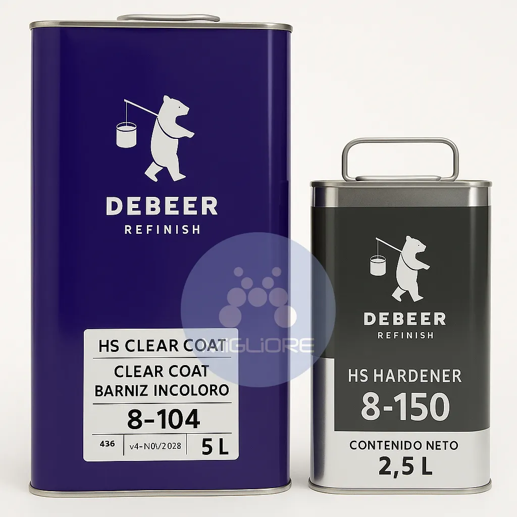 Combo Debeer  8-104 5Lt + Catalizador 2.5Llt