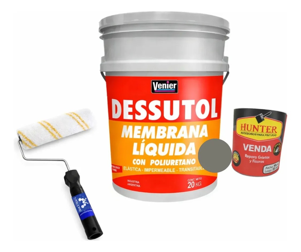 Combo Dessutol GR 20 + Rodillo + Venda 10 