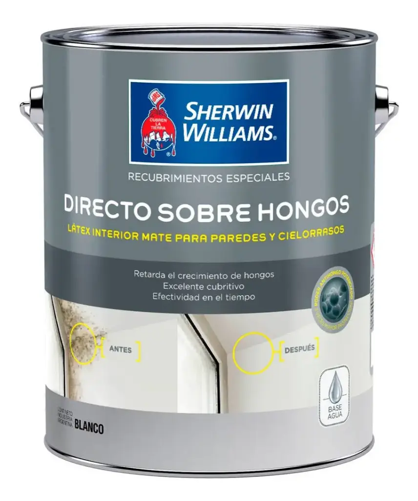 Recubrimiento Especial Directo Sobre Hongos Sherwin Williams