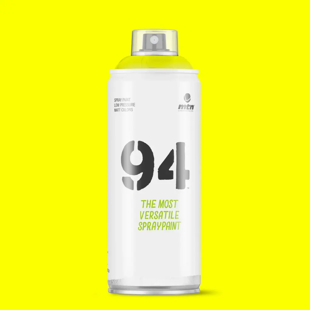 Aerosol Montana Linea 94 Mate Fluorescente Amarillo 400ml