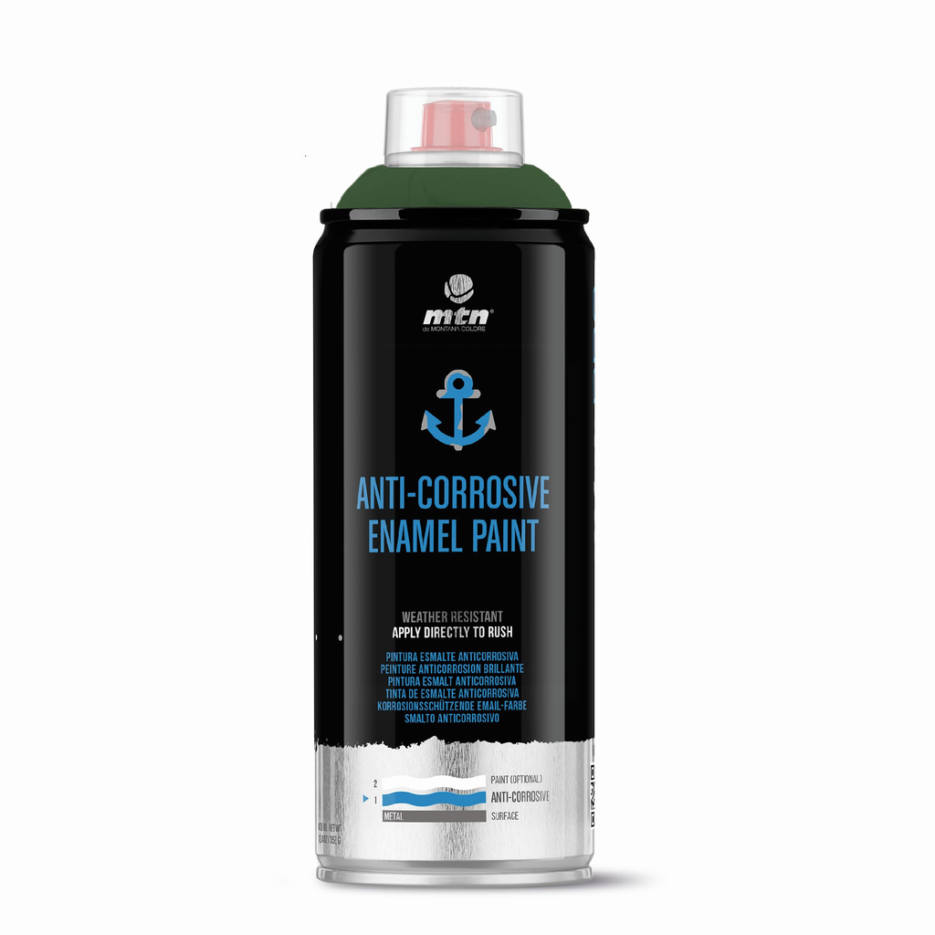 Aerosol Montana Linea PRO Esmalte Anticorrosivo RAL 6005 Verde 