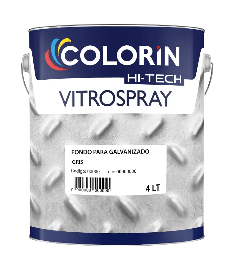 Vitrospray Fondo Para Galvanizado Gris Colorin