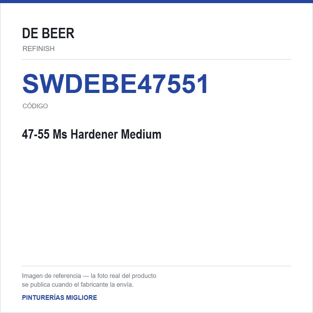 Debeer - 47-55 Ms Hardener Medium