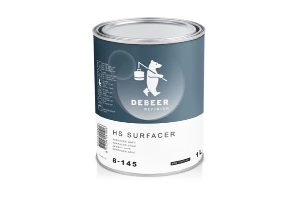 Debeer - 8-14540 Primer Hs Surfacer Black 3 Lt