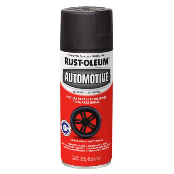 Aerosol Aut Llantas-Rines Negro Mate 312G Rust Oleum