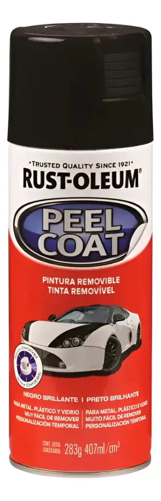 Aerosol Aut Peel Coat Negro Brillante 312G Rust Oleum