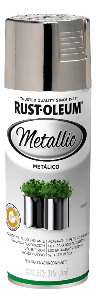 Aerosol MM Metalico Satinado Cromo 946ml Rust Oleum
