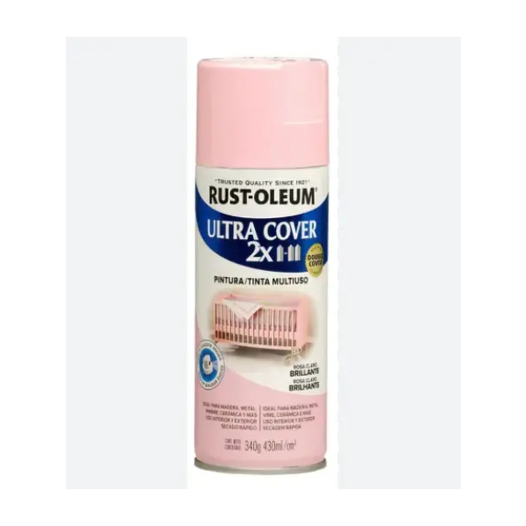 Aerosol UC2X Rosa Claro Brillante 340G Rust Oleum