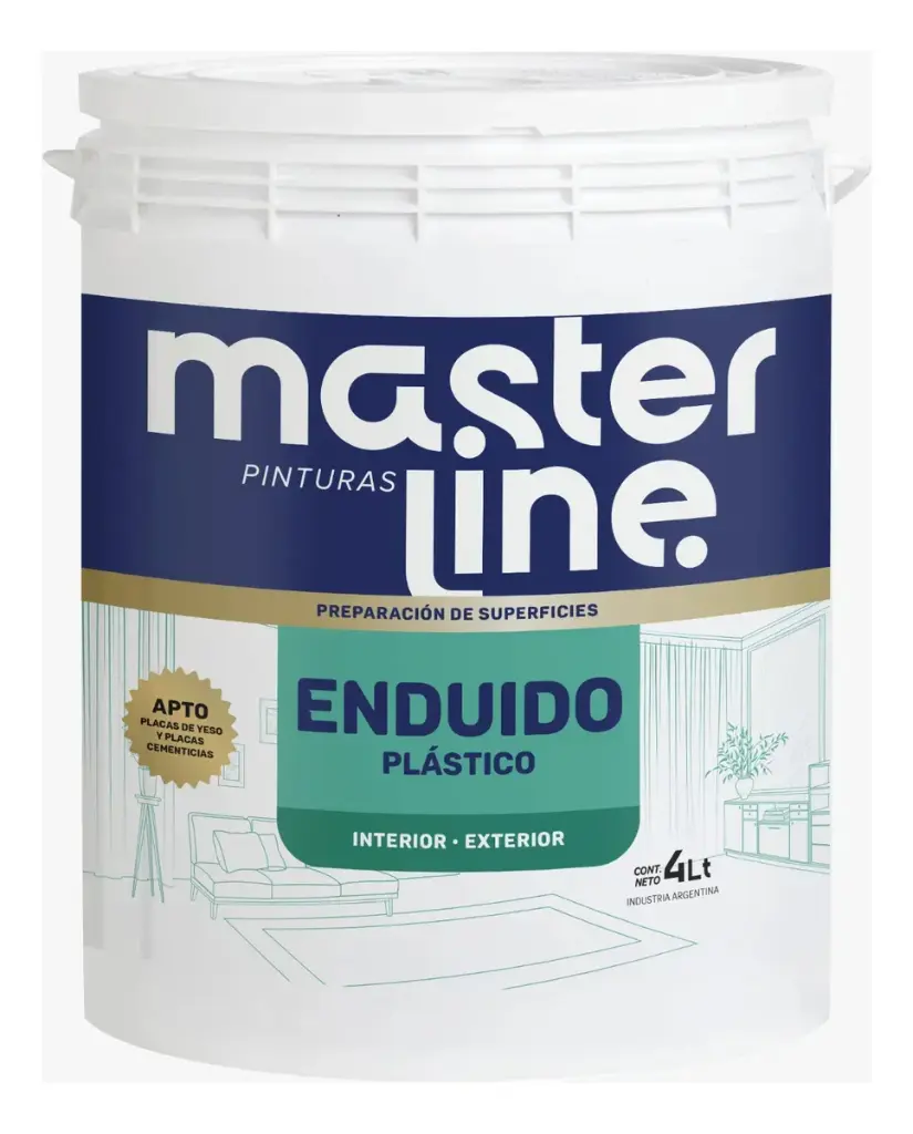 Enduido Plástico al Agua Int-Ext MasterLine