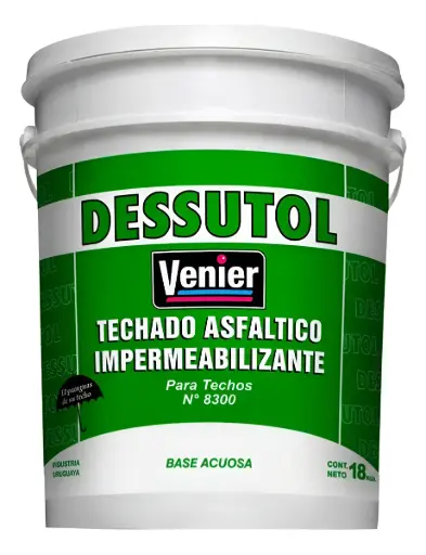 [VEMEAS18] Dessutol 8300 Techado Asfáltica Venier 18lts