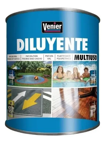 [VEDIPI1] Diluyente Multiuso (Pileta Caucho Y Plastico / Vial ) Venier