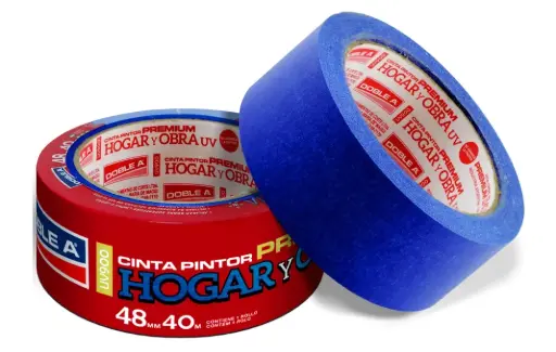 Cinta de Papel Enmascarar Azul Doble A