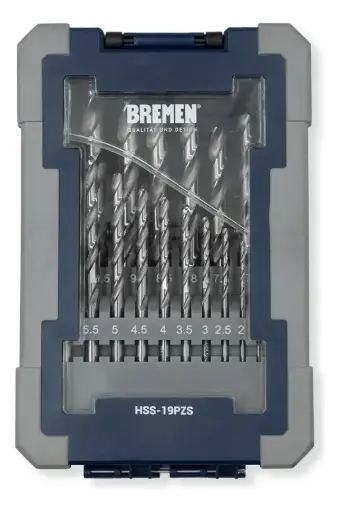 [BR7884] Bremen Mecha Hss Juego X 19Pzs Ø1-10Mm