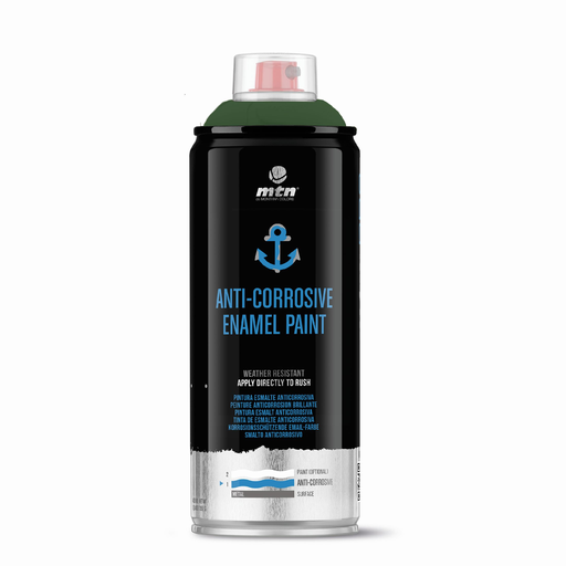 [MTPR0992] Aerosol Montana Linea PRO Esmalte Anticorrosivo RAL 6005 Verde 
