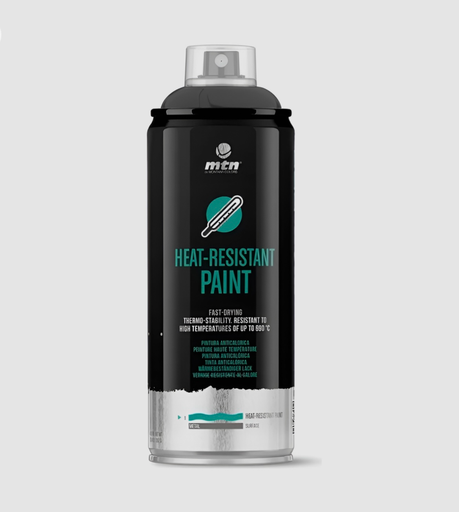 [MTPR1041] Aerosol Montana Linea PRO Parachoques Negro Texturado 
