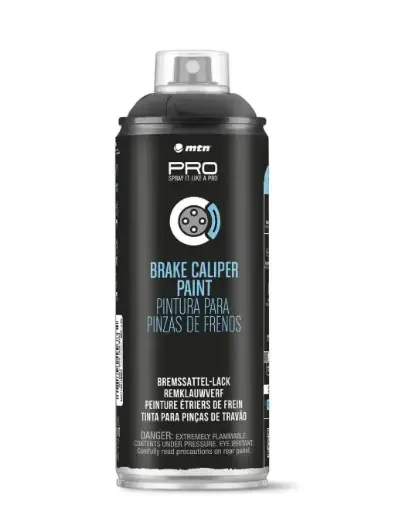 [MTPR0011] Aerosol Montana Linea PRO Pintura Pinzas de Freno Negro Br. 