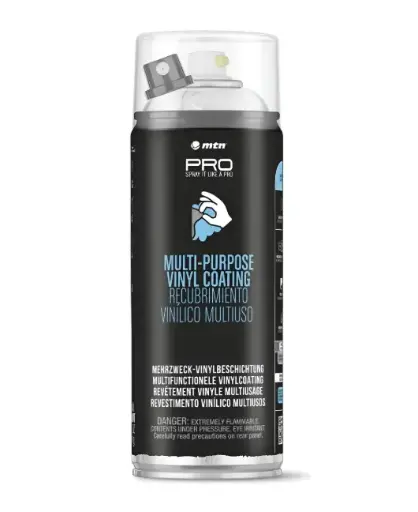 [MTPV0122] Aerosol Montana Linea PRO Vinilo Liquido Negro Metalizado 