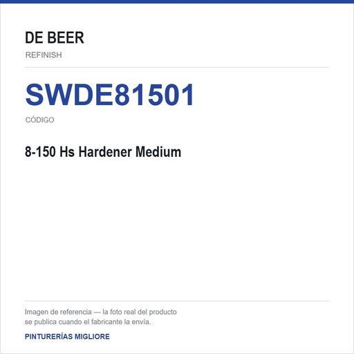 [SWDE81501] Debeer - 8-150 Hs Hardener Medium