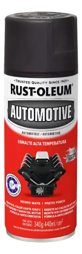 [RUAUALNE] Aerosol Aut Alta Temperatura Negro Mate 340G Rust Oleum
