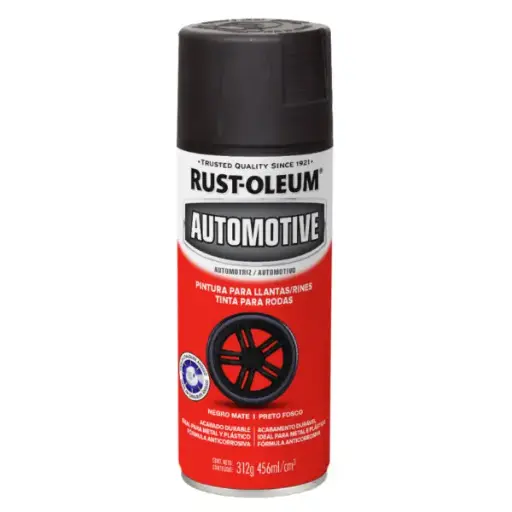 [RUAULLNE] Aerosol Aut Llantas-Rines Negro Mate 312G Rust Oleum