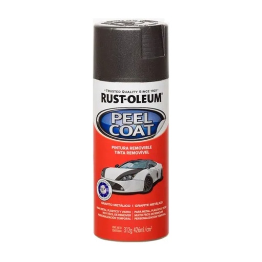[RUAUPEGR] Aerosol Aut Peel Coat Grafito Metálico 312G Rust Oleum