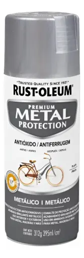 Aerosol Rust-Oleum metalizado
