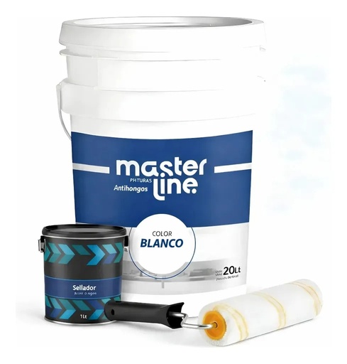 Combo Línea Obra fijador + rodillo MasterLine