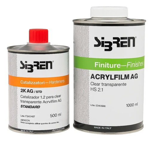 [COSIBAC1] Combo Sibren Acryfilm Ag Clear Hs 2:1 Laca 1.5l