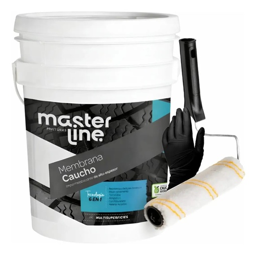 Combo membrana caucho gris MasterLine
