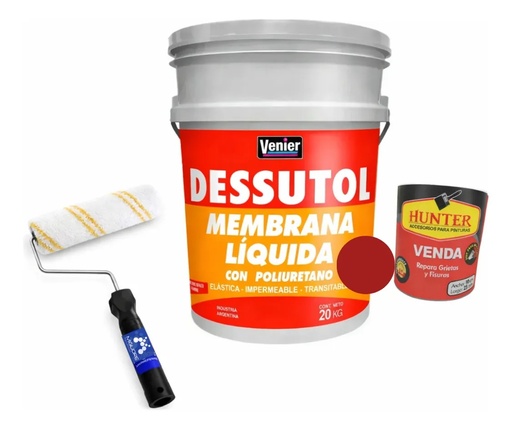 [COVEDEMERO20] Combo Dessutol RO 20 + Rodillo + Venda 20 