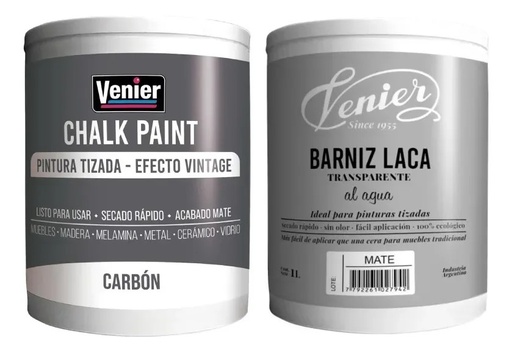 [COVECHCA] Combo Venier Chalk CA + Laca Mate