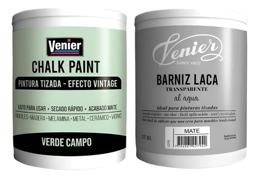 [COVECHVE] Combo Venier Chalk  VER CA + Laca Mate