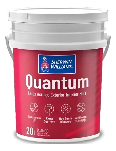 Quantum Látex Exterior Interior Mate Blanco Sherwin Williams