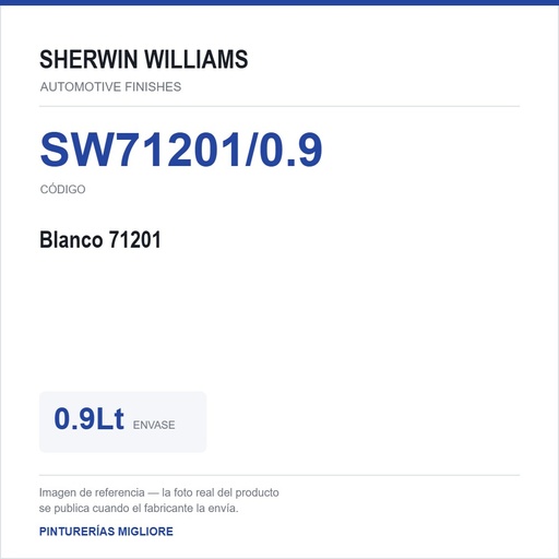 [SW71201/0.9] ZSWAF Blanco 71201 0.9Lt