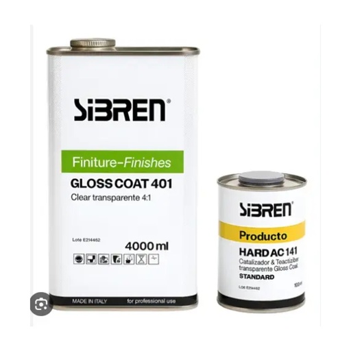 [SIBCL4014] Sibren Clear Gloss Coat 401 4Lts 
