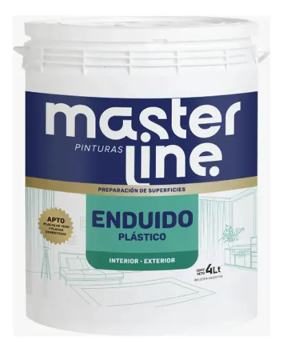 Enduido plástico al agua interior/exterior MasterLine