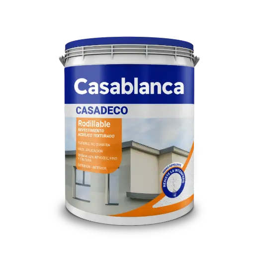 [CADEROBAC25] Revestimiento Acrílico Casadeco Base Rodillable Casablanca