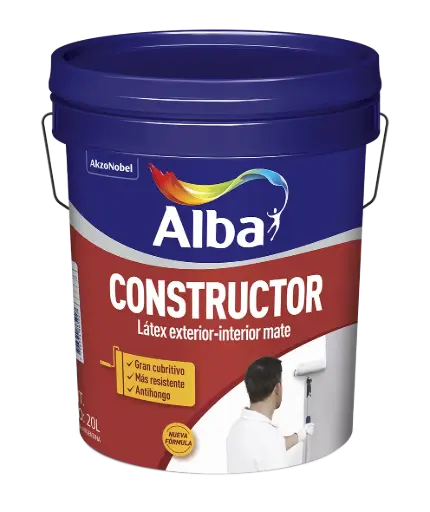 Latex Interior/Exterior Constructor Blanco Mate Alba