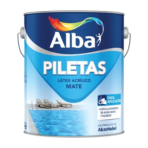 Pintura para piletas al agua Alba 10 litros